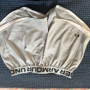 Under Armour Light Gray Bandeau Top